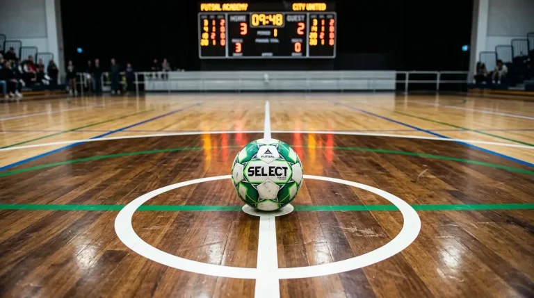 Anzeigetafel einer Futsalhalle mit Markierung für gerade und ungerade Toranzahl