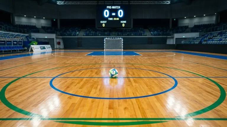 Wettschein mit Pre-Match-Quoten einer Futsalpartie vor dem Anpfiff